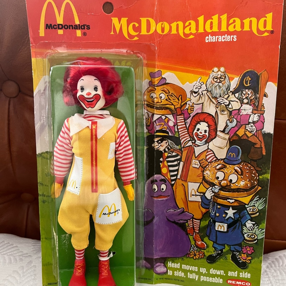 *Rare* Vintage Toy Ronald McDonald Doll 1976 In Box